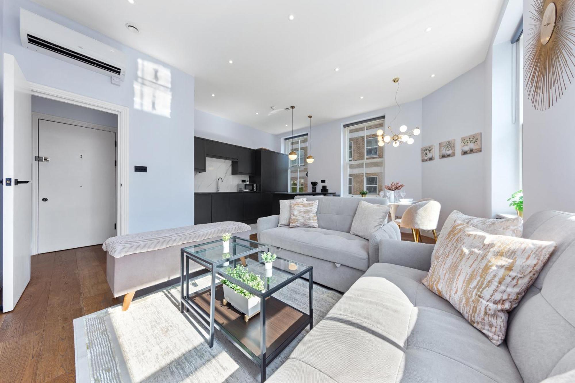 Appartement Comfort 2bedroom, 2bathroom With Ac Londres